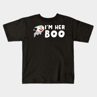 I'm Her Boo Halloween Couples Gifts Kids T-Shirt